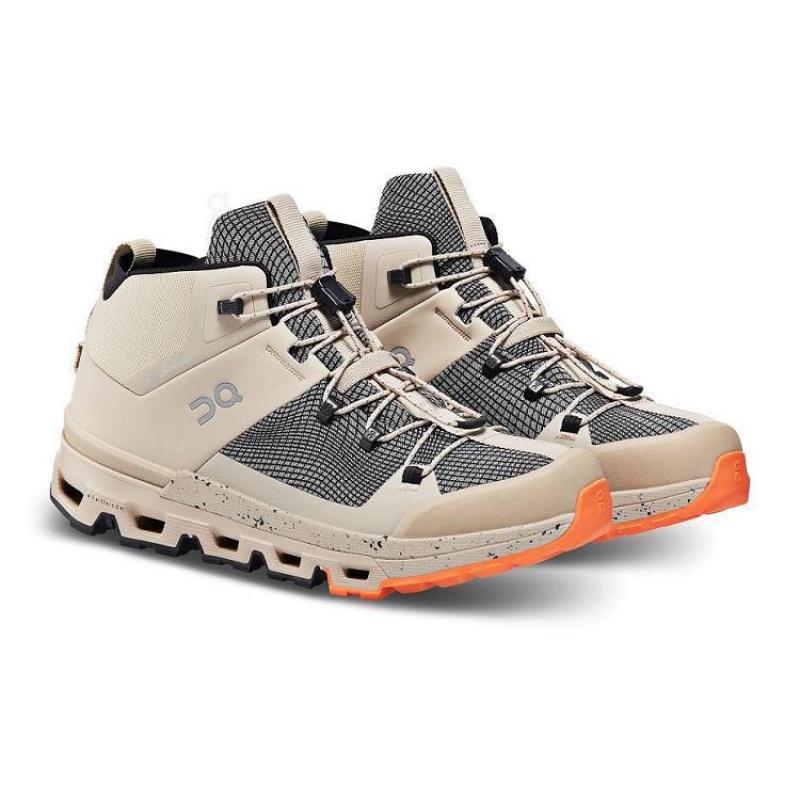 Beige Women On Cloud Cloudtrax Sensa Hiking Boots | IE_ON8564