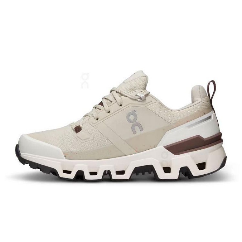 Beige Women On Cloud Cloudwander Waterproof Hiking Shoes | IE_ON9046