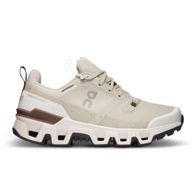 Beige Women On Cloud Cloudwander Waterproof Hiking Shoes | IE_ON9046