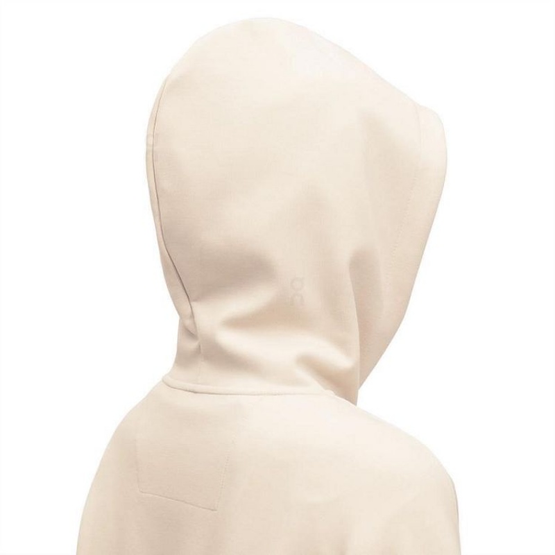 Beige Women On Cloud Hoodie | IE_ON8736