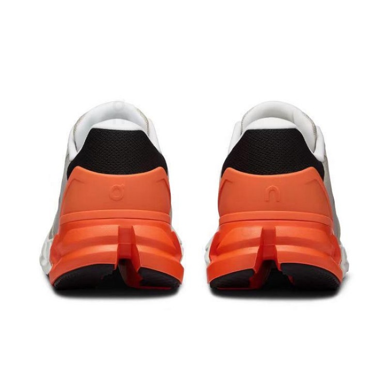 Beige / Orange Women On Cloud Cloudflyer 4 Road Running Shoes | IE_ON8064