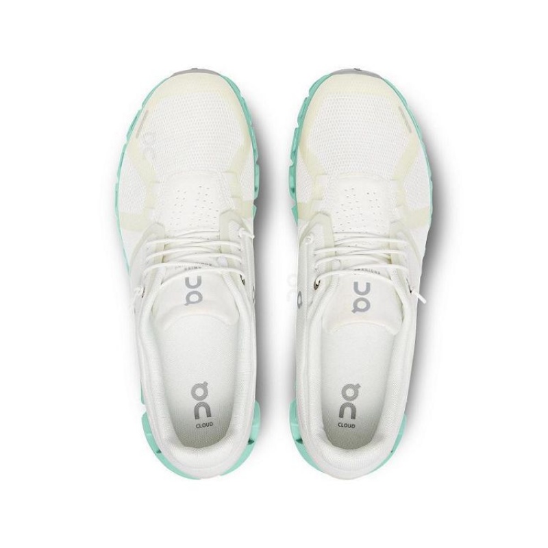 Beige / Turquoise Men On Cloud Cloud 5 Sneakers | IE_ON8963