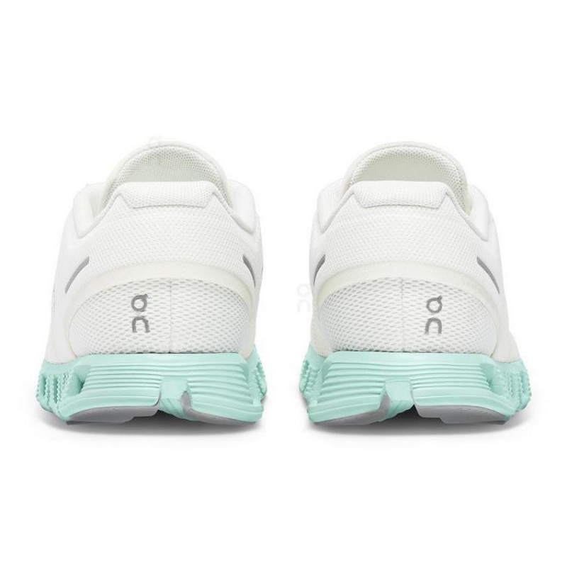 Beige / Turquoise Women On Cloud Cloud 5 Sneakers | IE_ON8750