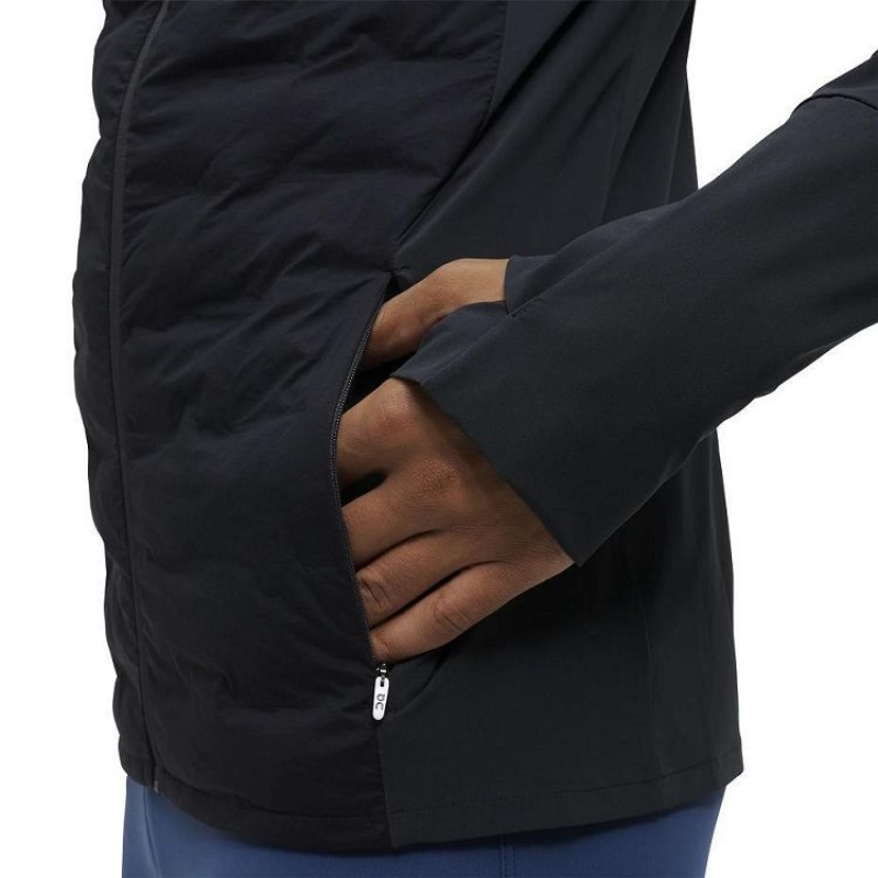 Black Men On Cloud Climate Jackets | IE_ON8361