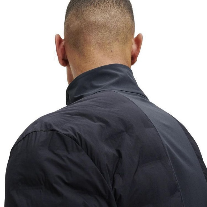 Black Men On Cloud Climate Jackets | IE_ON8361