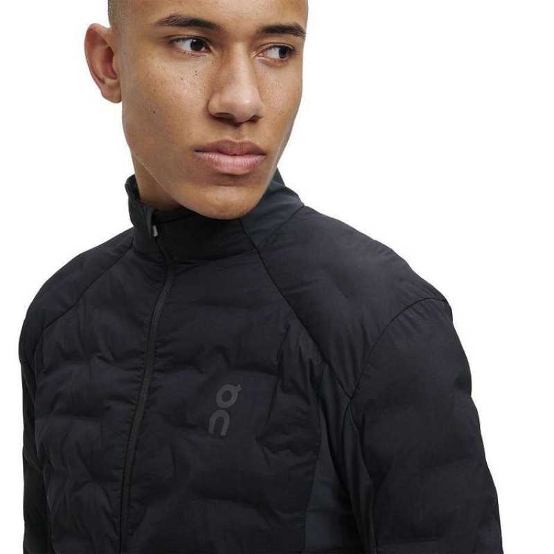 Black Men On Cloud Climate Jackets | IE_ON8361