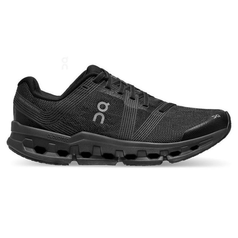 Black Men On Cloud Cloudgo Wide Road Running Shoes | IE_ON8020