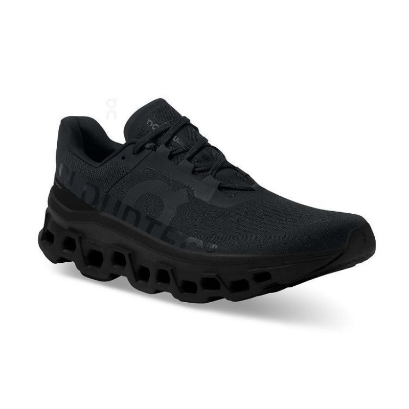 Black Men On Cloud Cloudmonster Road Running Shoes | IE_ON8106