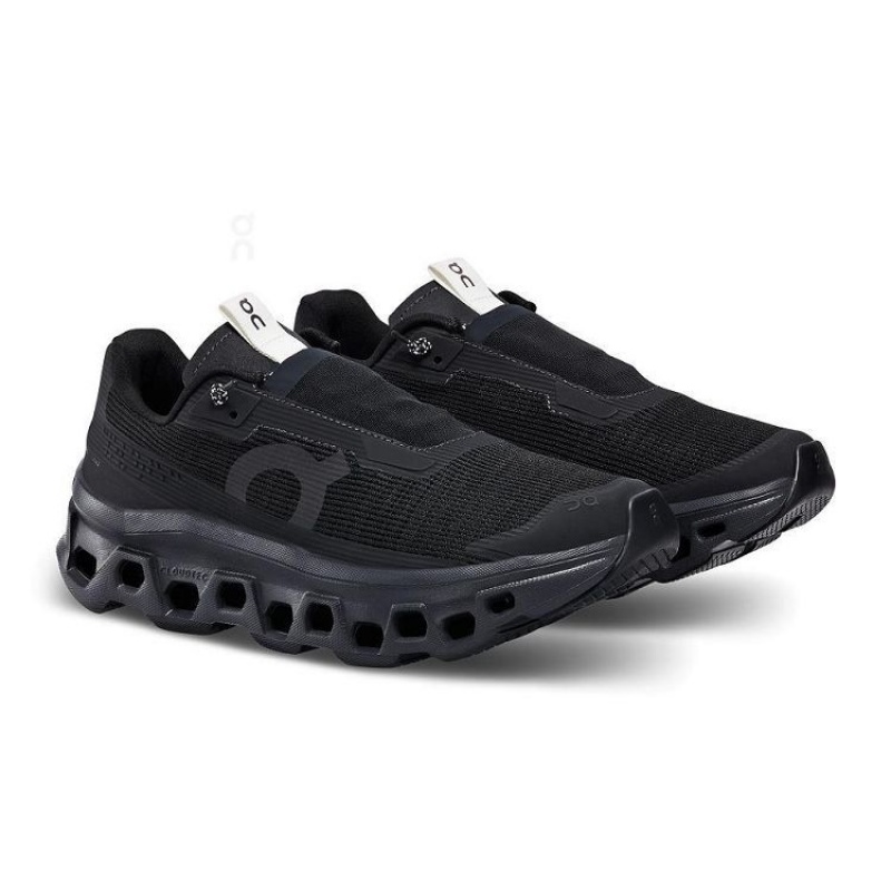 Black Men On Cloud Cloudmonster Sensa Road Running Shoes | IE_ON9090