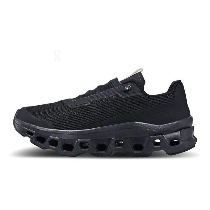 Black Men On Cloud Cloudmonster Sensa Road Running Shoes | IE_ON9090