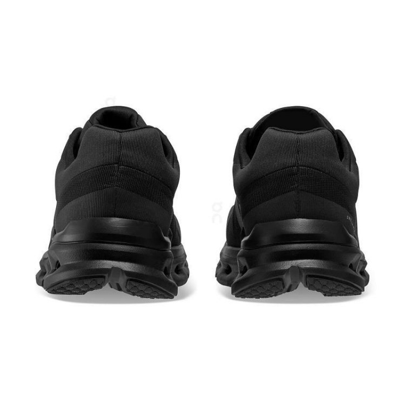 Black Men On Cloud Cloudrunner Waterproof Road Running Shoes | IE_ON8555