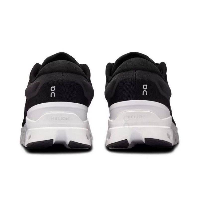 Black Men On Cloud Cloudstratus 3 Road Running Shoes | IE_ON8344