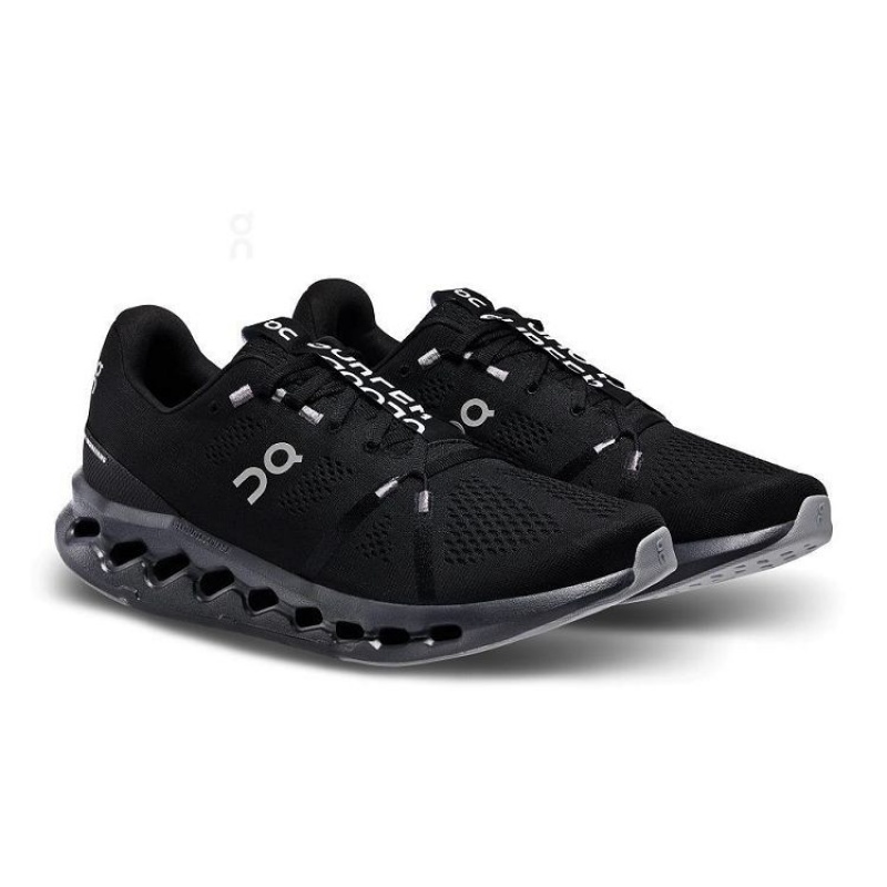 Black Men On Cloud Cloudsurfer Road Running Shoes | IE_ON8608