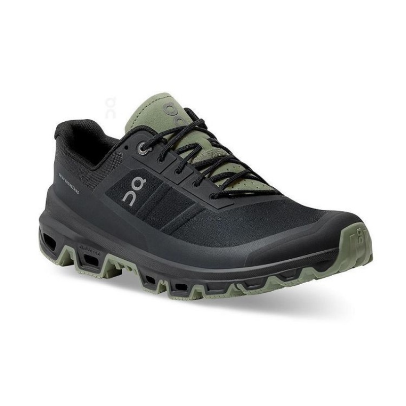 Black Men On Cloud Cloudventure Hiking Shoes | IE_ON8675