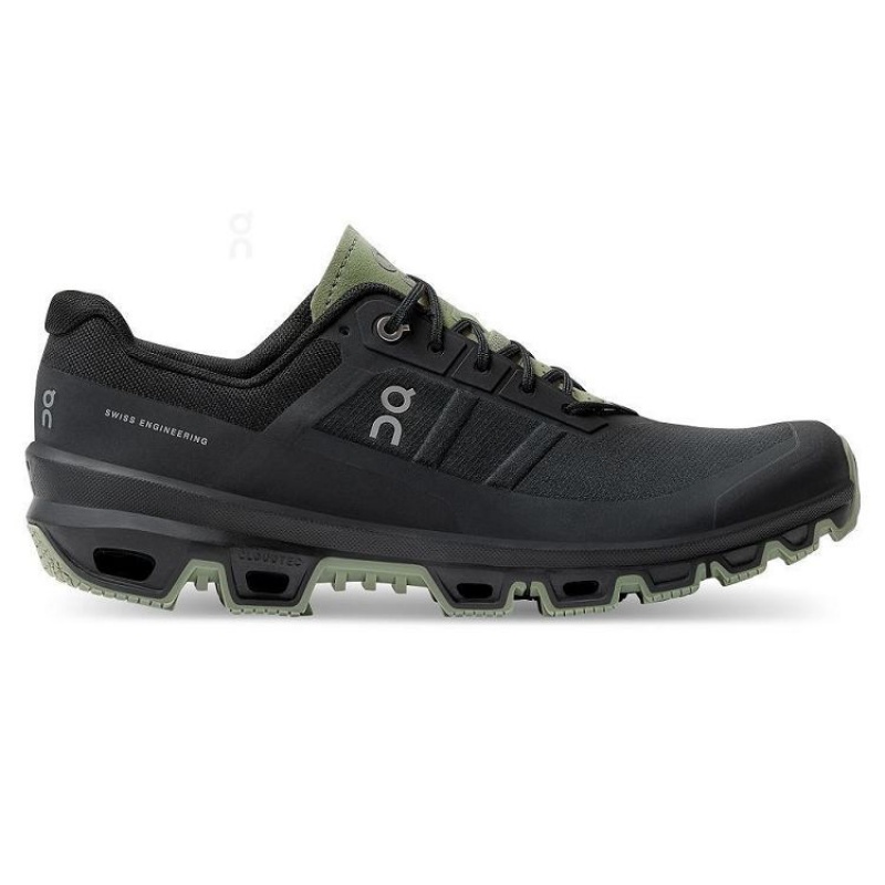 Black Men On Cloud Cloudventure Hiking Shoes | IE_ON8675