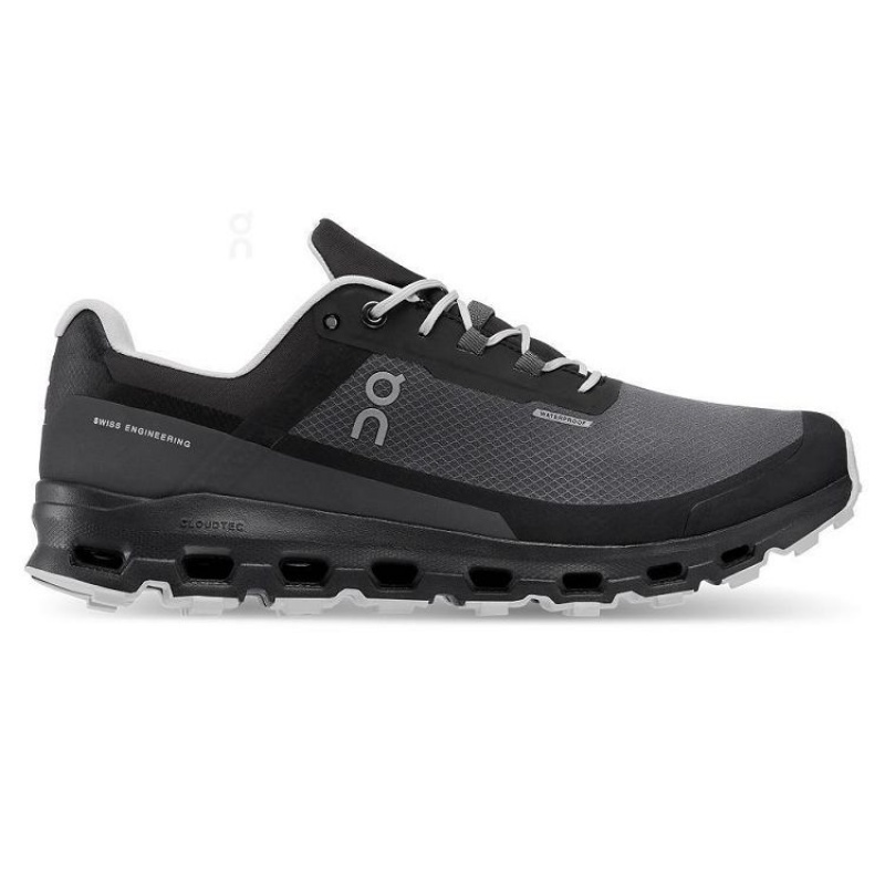 Black Men On Cloud Cloudvista Waterproof Hiking Shoes | IE_ON8907