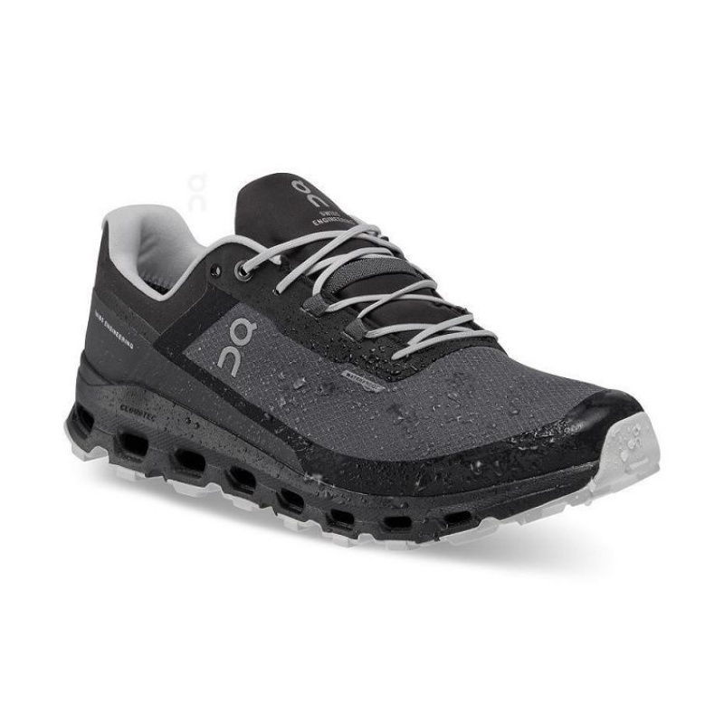 Black Men On Cloud Cloudvista Waterproof Trail Running Shoes | IE_ON9086