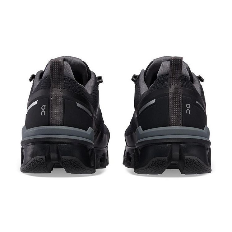 Black Men On Cloud Cloudwander Waterproof Hiking Shoes | IE_ON8665