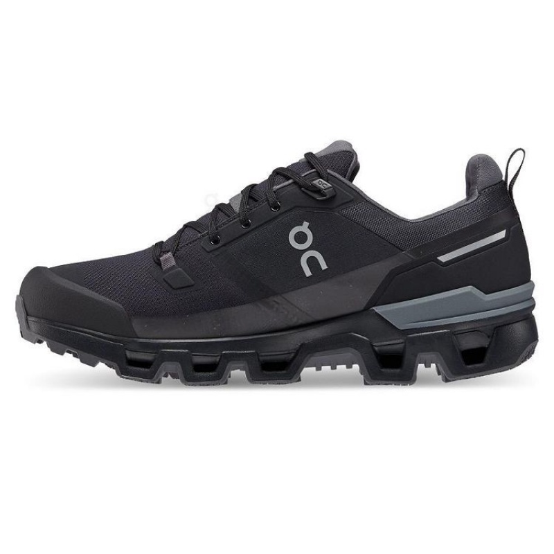 Black Men On Cloud Cloudwander Waterproof Hiking Shoes | IE_ON8665