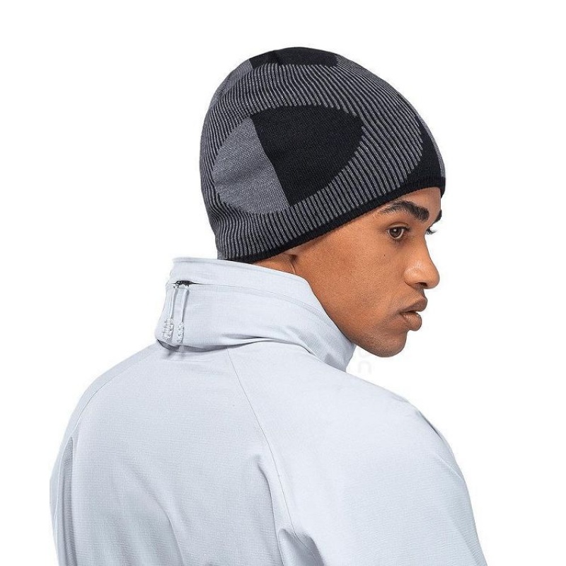 Black Men On Cloud Explorer Merino Beanie | IE_ON8687