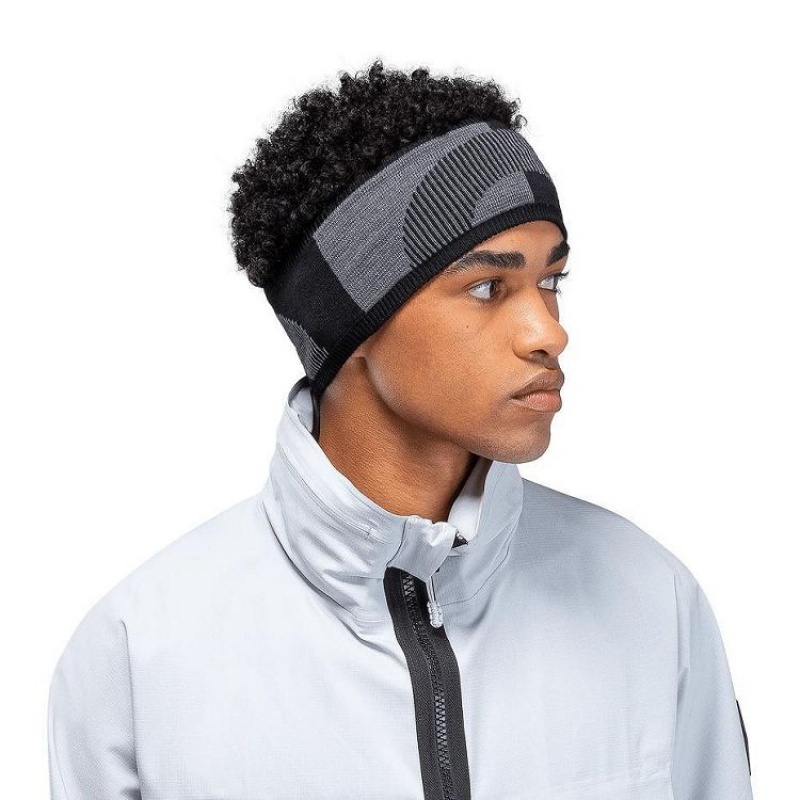 Black Men On Cloud Explorer Merino Headband | IE_ON8237