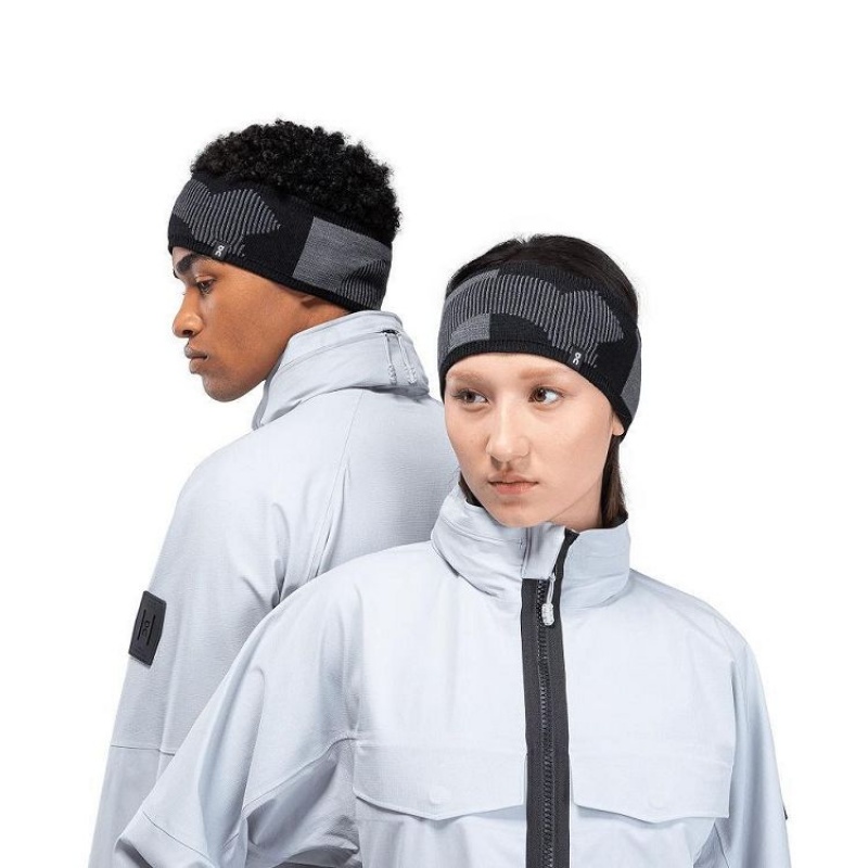 Black Men On Cloud Explorer Merino Headband | IE_ON8237