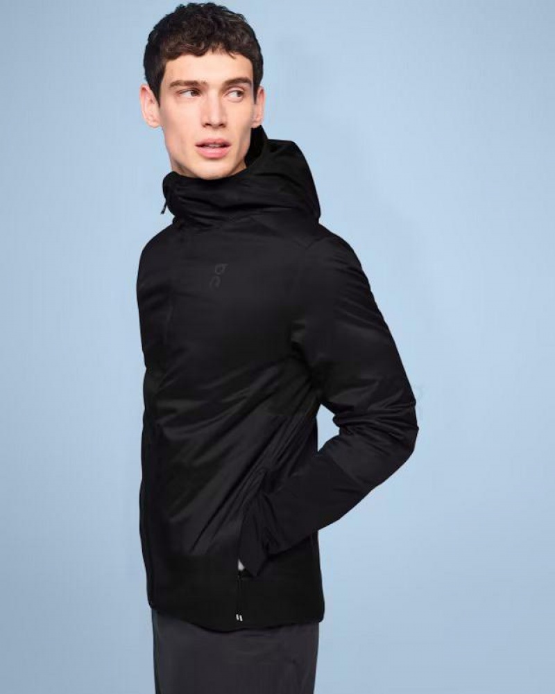 Black Men On Cloud Insulator Jackets | IE_ON8562