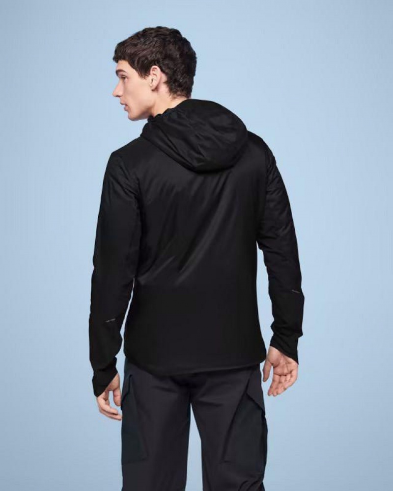 Black Men On Cloud Insulator Jackets | IE_ON8562