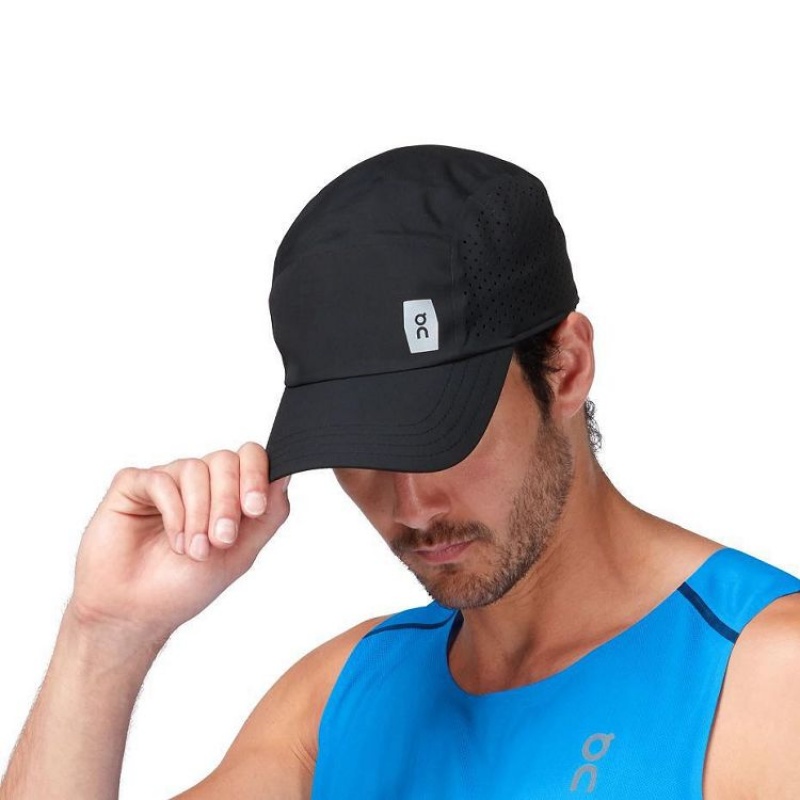 Black Men On Cloud Lightweight Caps | IE_ON8890