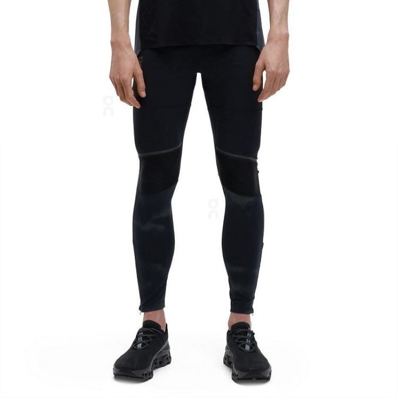 Black Men On Cloud Long Lumos Tights | IE_ON8129