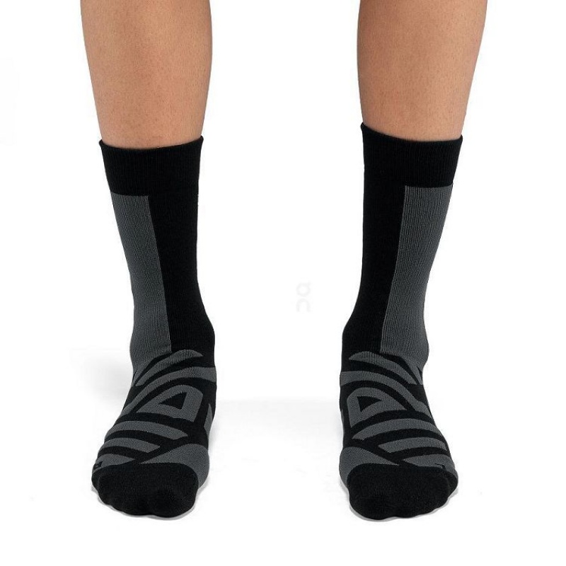 Black Men On Cloud Performance High Socks | IE_ON9035