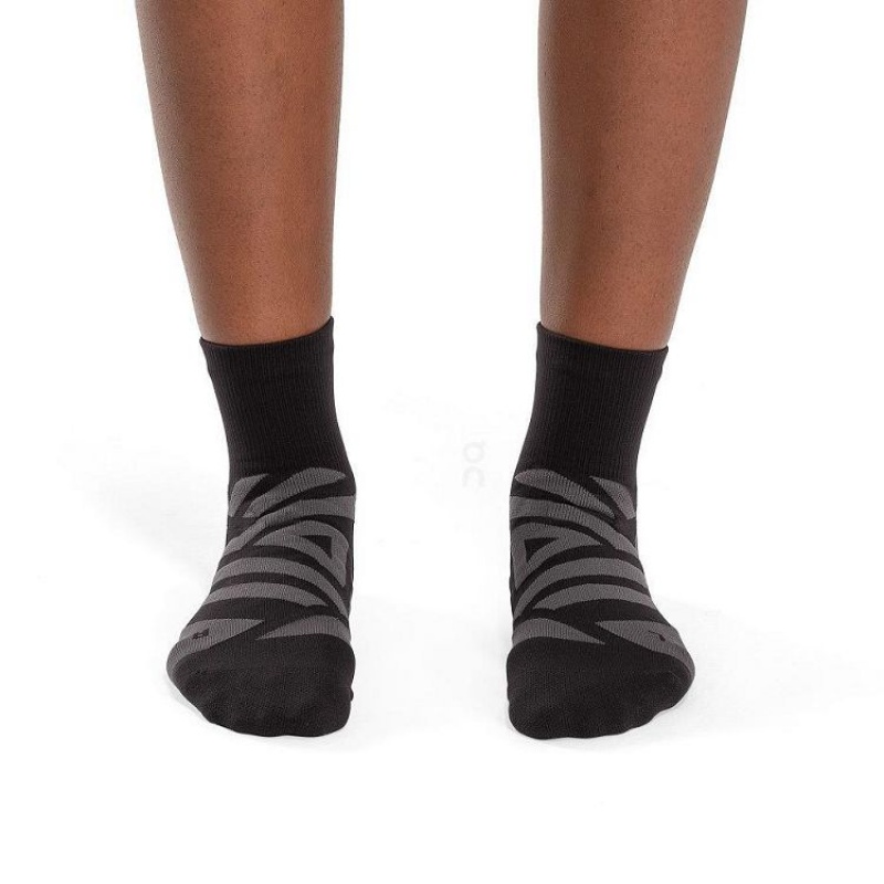 Black Men On Cloud Performance Mid Socks | IE_ON8787