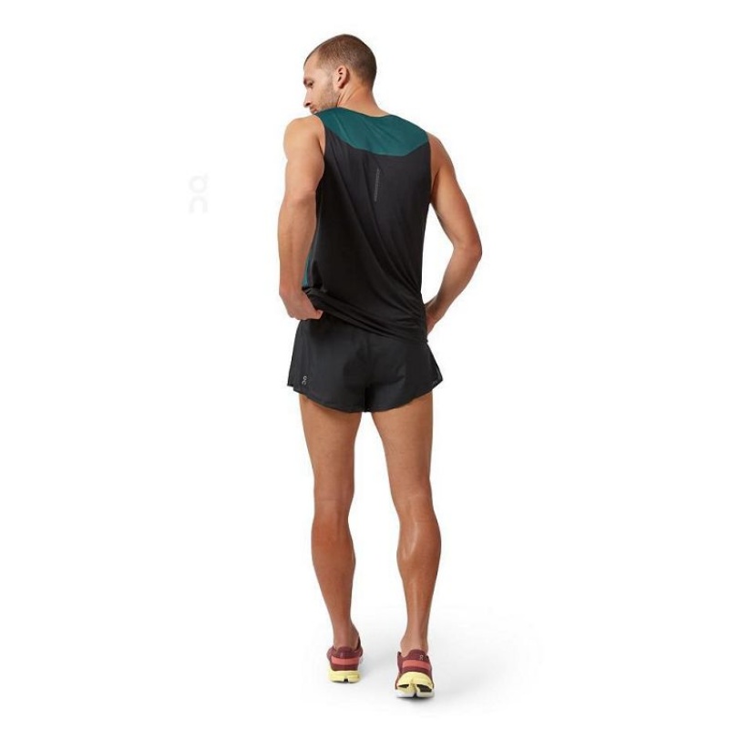 Black Men On Cloud Race Shorts | IE_ON8546