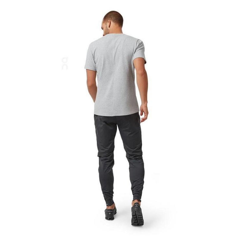 Black Men On Cloud Running Pants | IE_ON8674