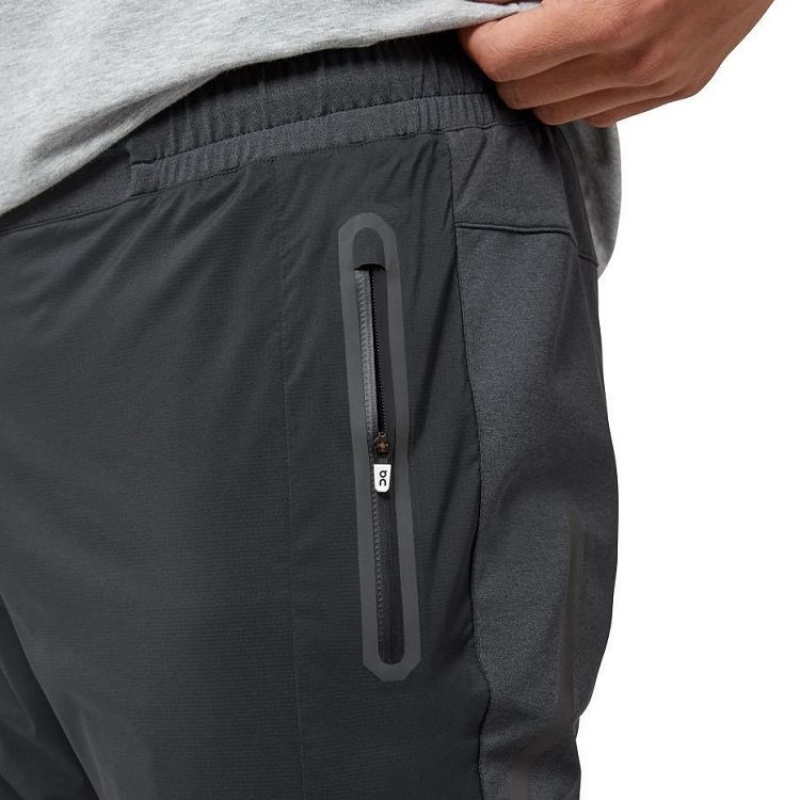 Black Men On Cloud Running Pants | IE_ON8674