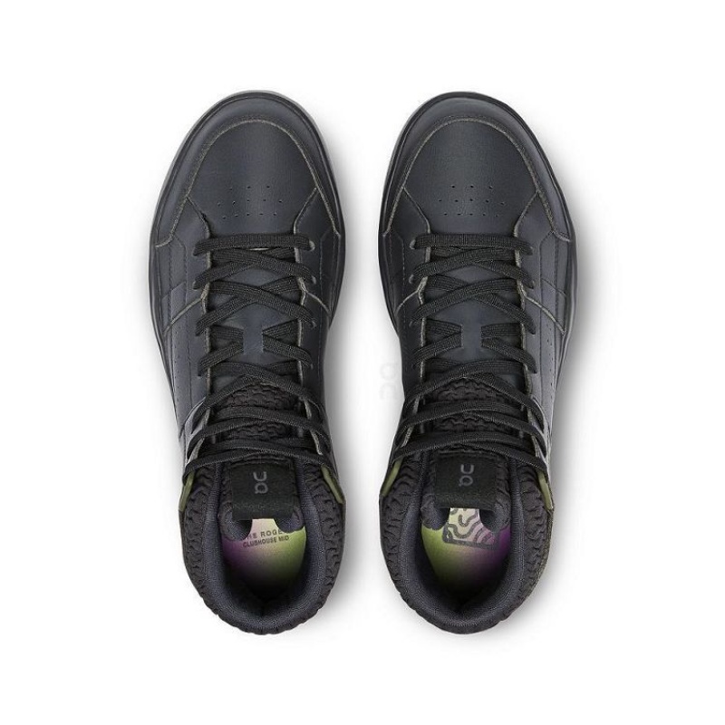 Black Men On Cloud THE ROGER Clubhouse Mid Sensa Sneakers | IE_ON8520