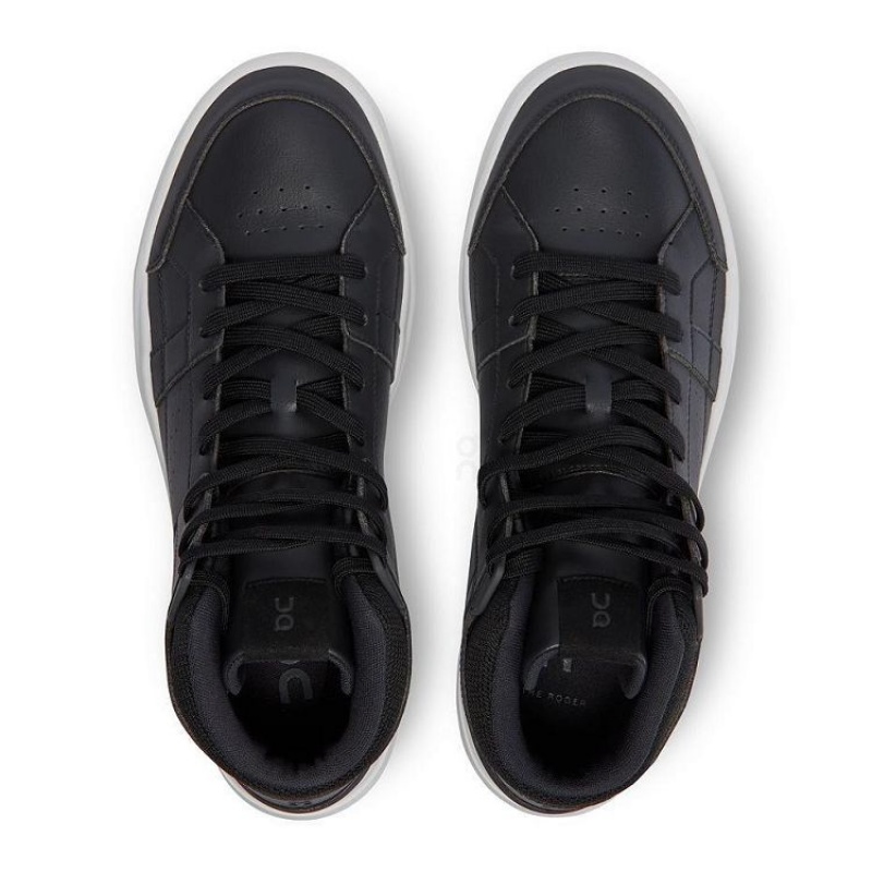 Black Men On Cloud THE ROGER Clubhouse Mid Sneakers | IE_ON8495