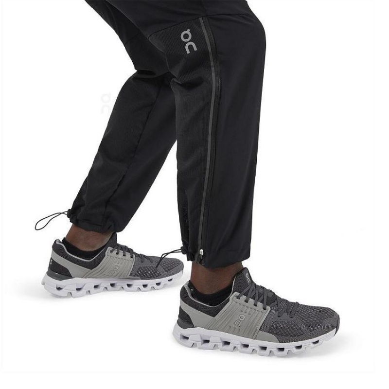 Black Men On Cloud Track Pants | IE_ON9126