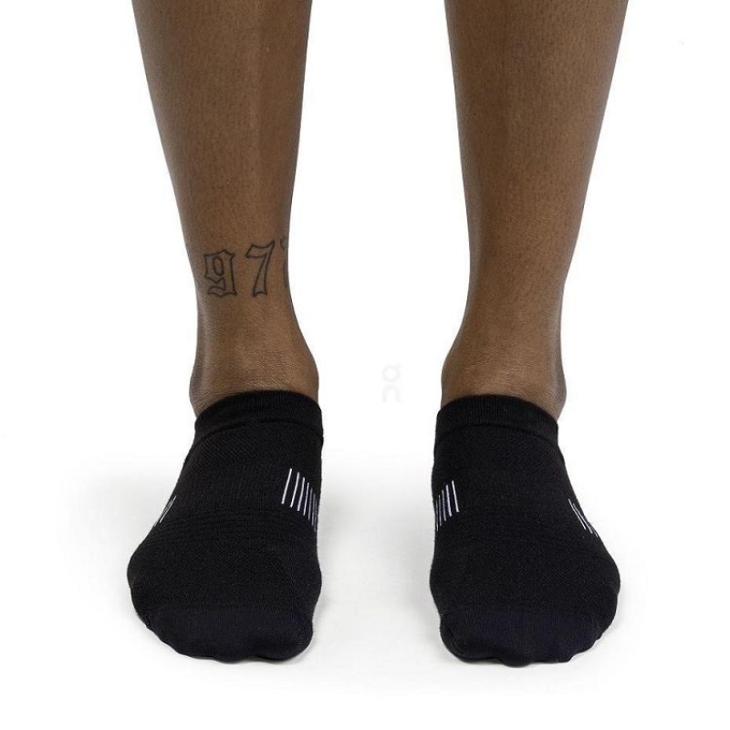 Black Men On Cloud Ultralight Low Socks | IE_ON8093