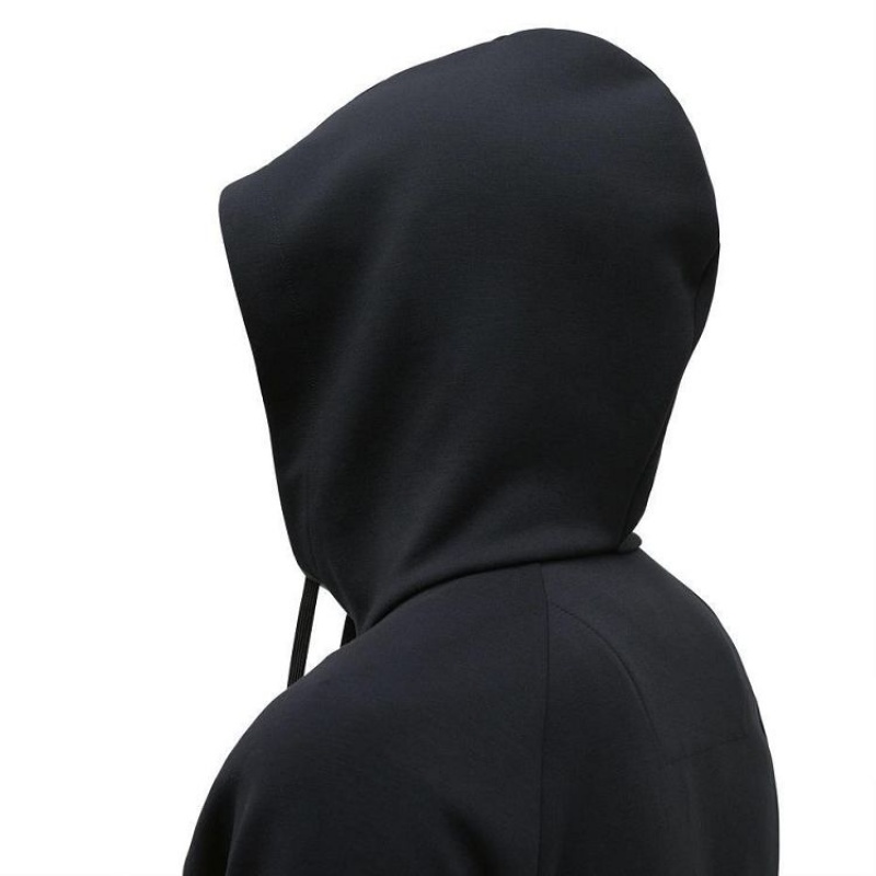 Black Men On Cloud Zipped Hoodie | IE_ON8394