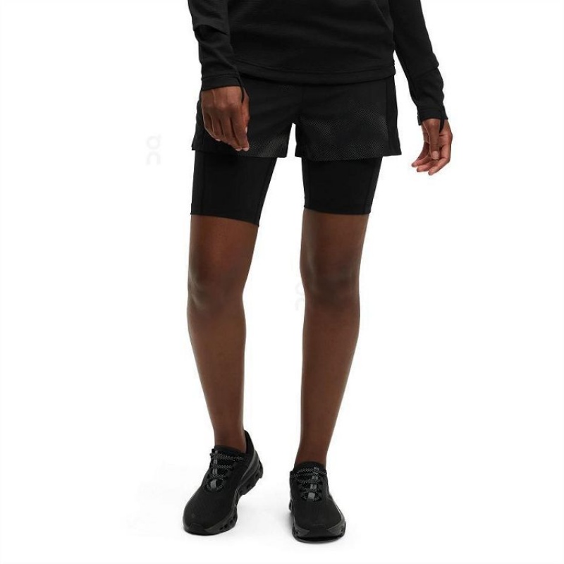 Black Women On Cloud Active Lumos Shorts | IE_ON8121