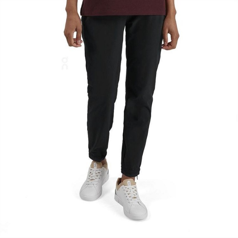 Black Women On Cloud Active Pants | IE_ON9012