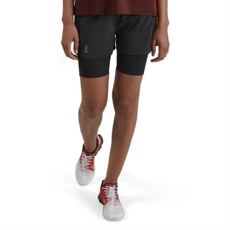 Black Women On Cloud Active Shorts | IE_ON8660