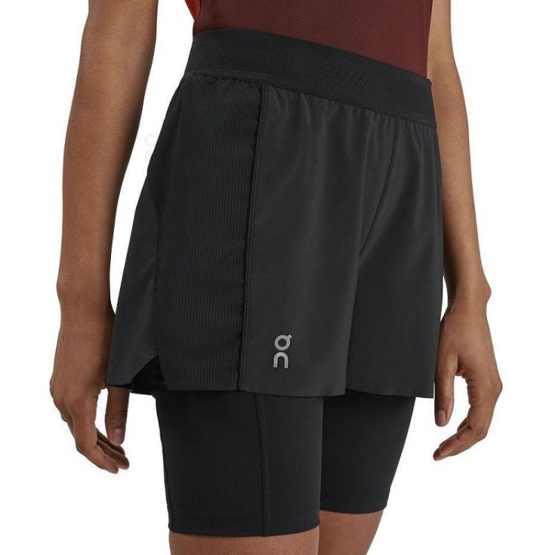 Black Women On Cloud Active Shorts | IE_ON8660