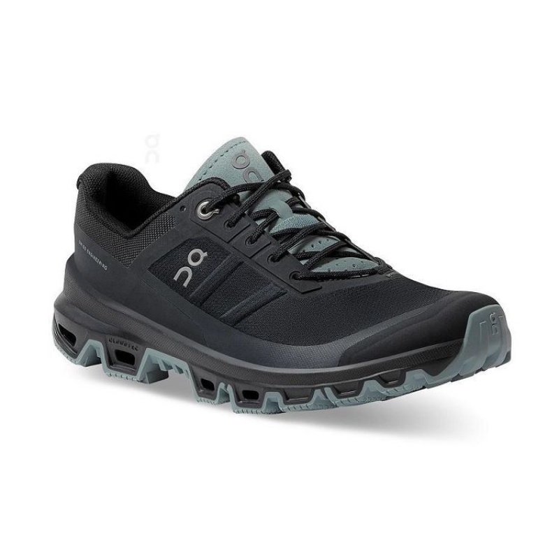 Black Women On Cloud Cloudventure Hiking Shoes | IE_ON8189