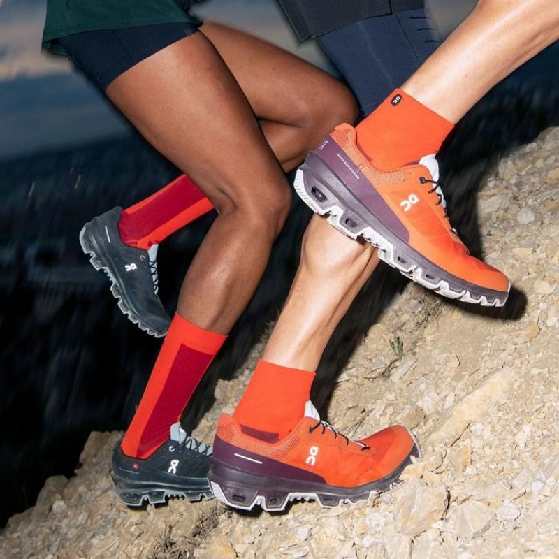 Black Women On Cloud Cloudventure Hiking Shoes | IE_ON8189