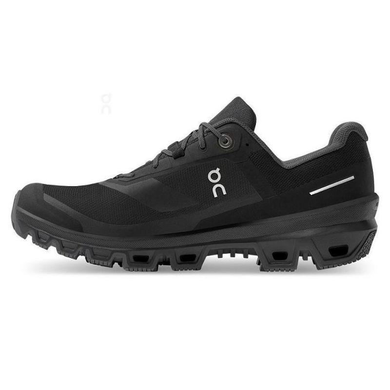 Black Women On Cloud Cloudventure Waterproof Hiking Shoes | IE_ON8068