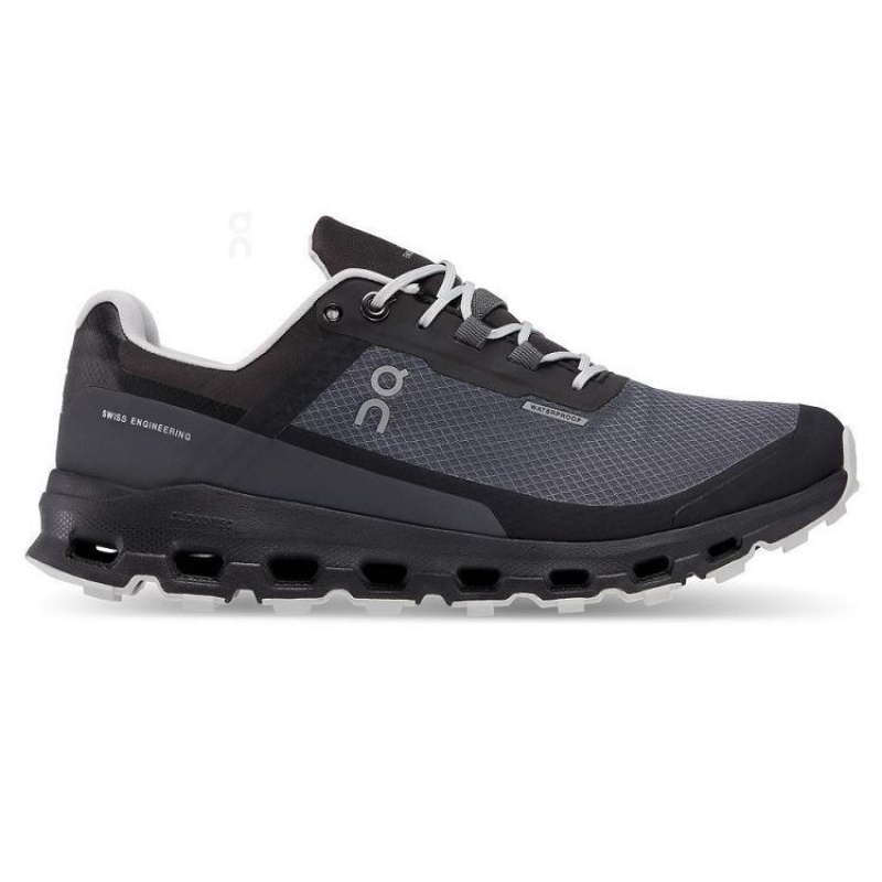 Black Women On Cloud Cloudvista Waterproof Hiking Shoes | IE_ON8320