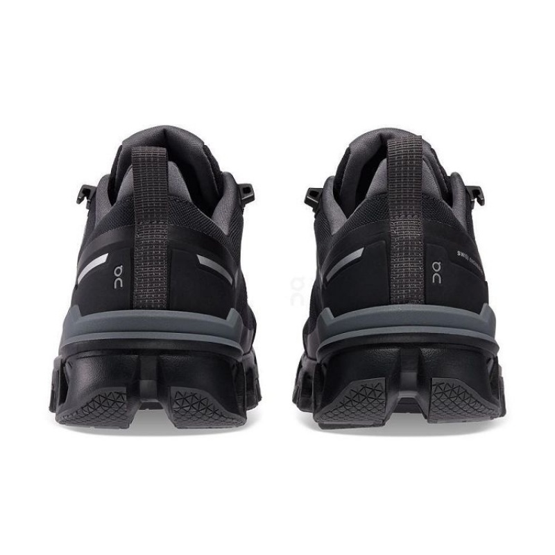 Black Women On Cloud Cloudwander Waterproof Hiking Shoes | IE_ON8570