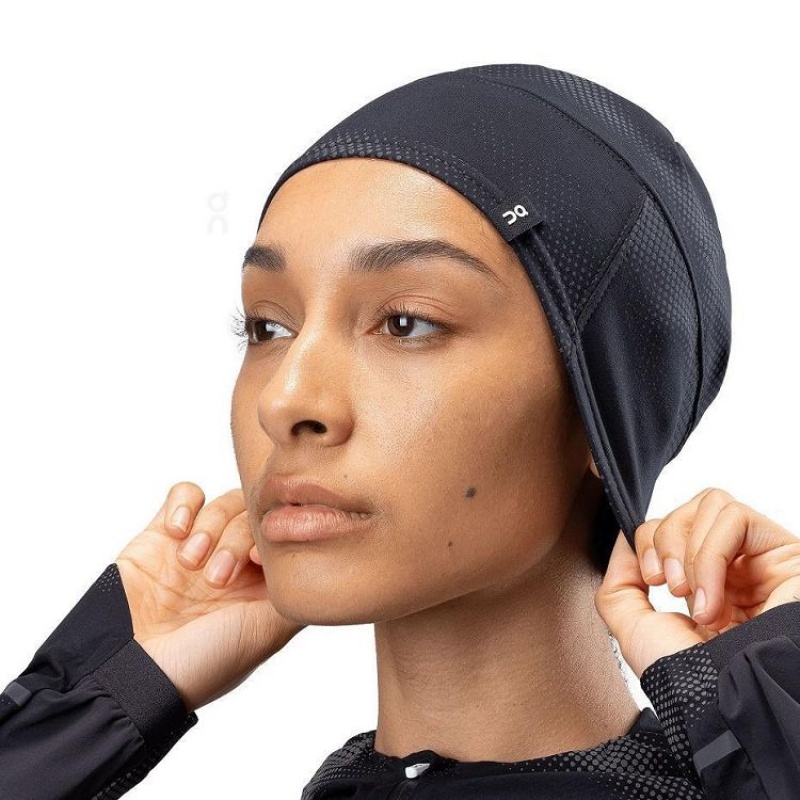 Black Women On Cloud Lumos Beanie | IE_ON8682